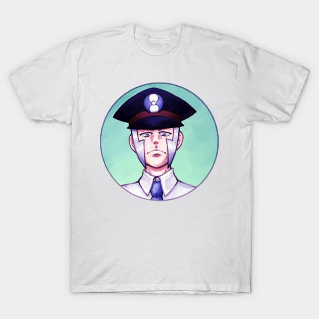 Nothing to Smile About in My Life - Subway Boss Ingo T-Shirt by IngoPotato